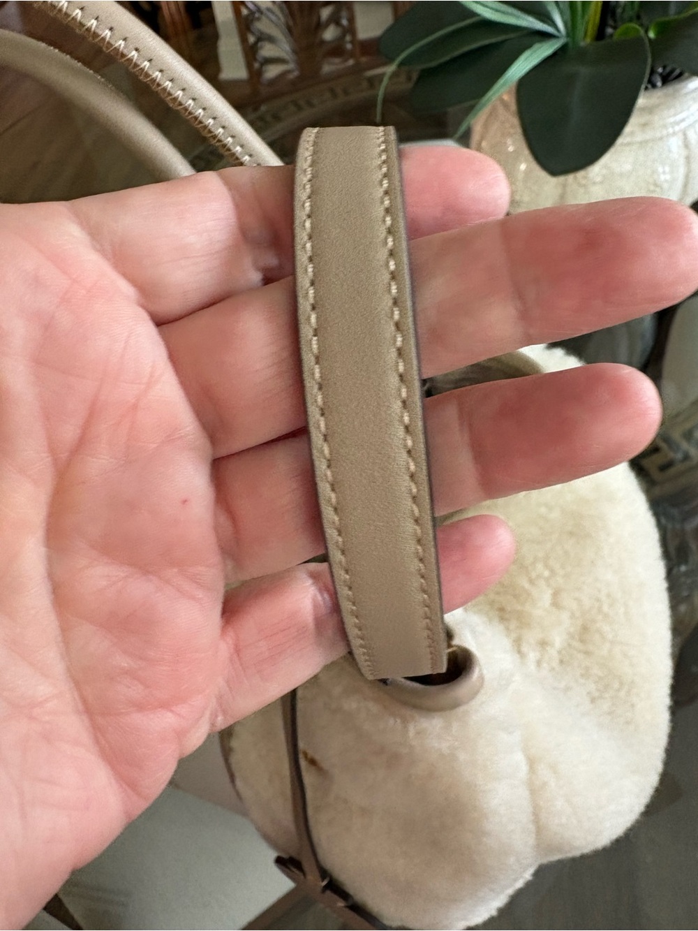 🤍🤍KATE SPADE EVERYTHING RACING STRIPE SHEARLING CREAM/MULTI TOTE BAG!🤍🤍 - Picture 7 of 12